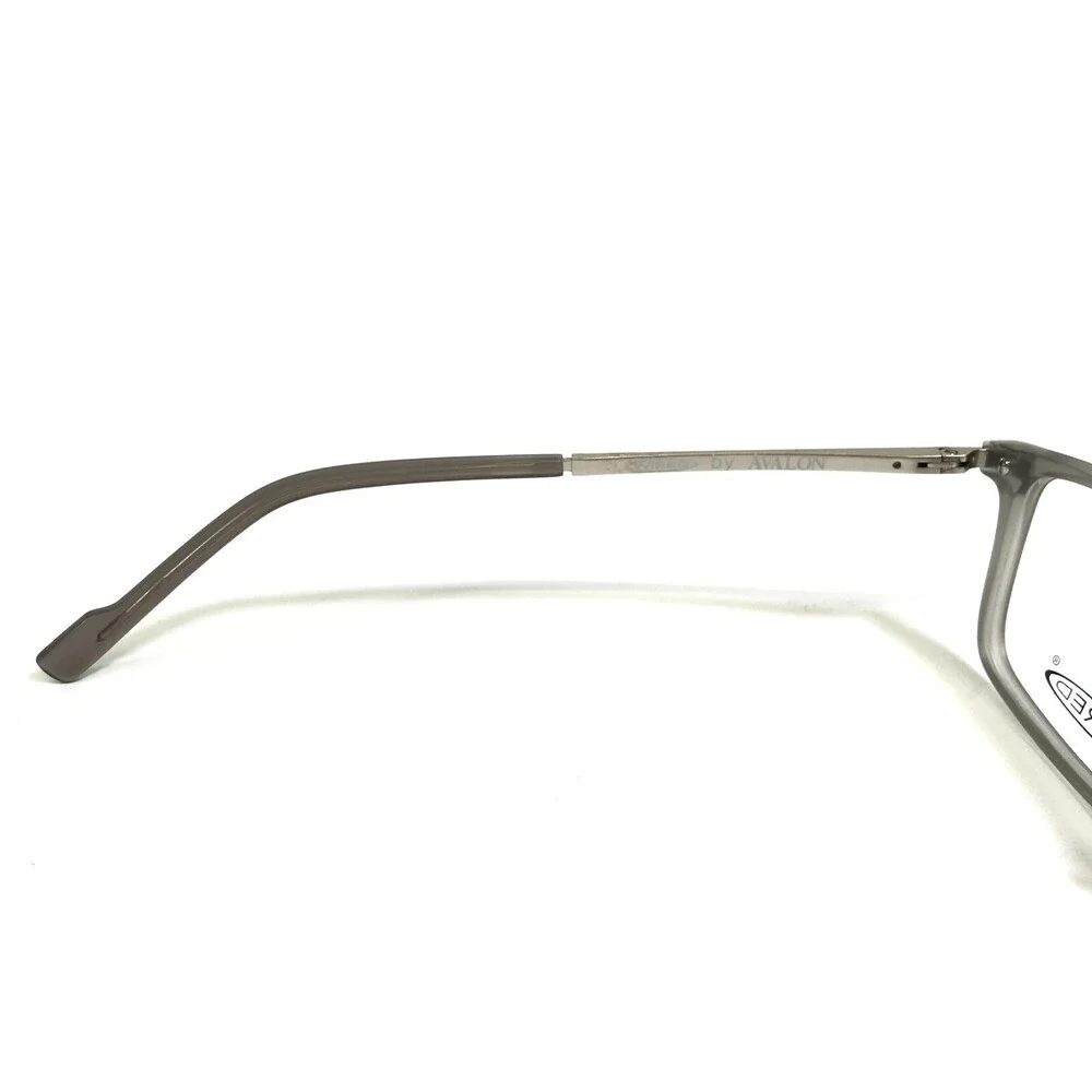 Wired by Avalon Eyeglasses Frames 6053 Matte Gray Rectangular Full Rim 53-17-135